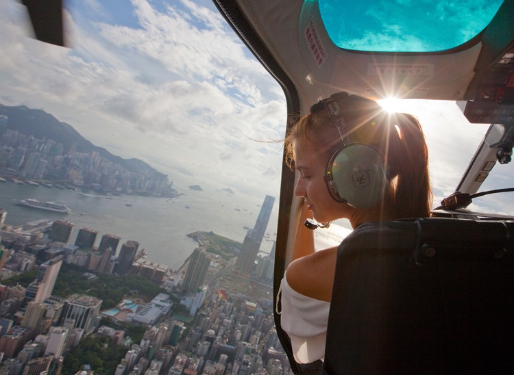 over Hong Kong