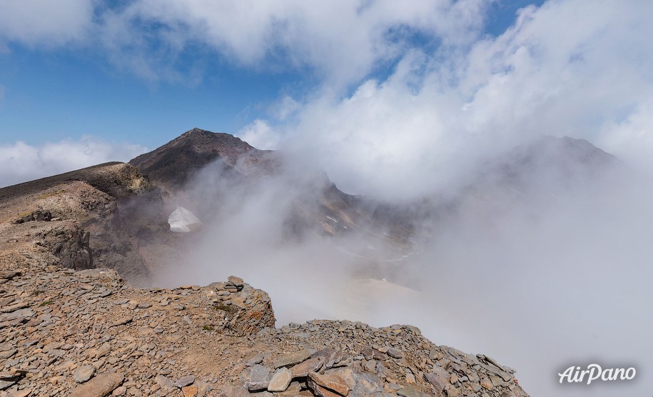 On Mount Aragats. Armenia