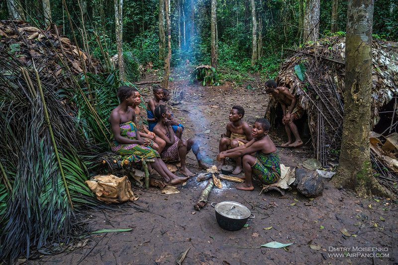 Baka people in Cameroon