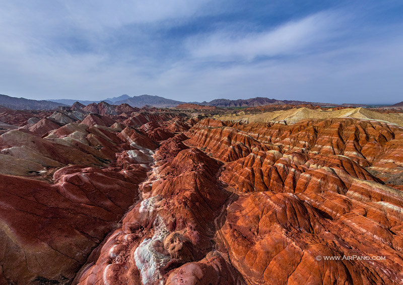 Colourful mountains of the Zhangye Danxia Geopark, China