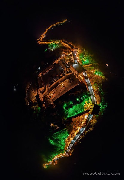 Badaling Great Wall in the night