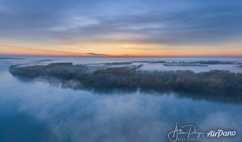 Danube river, Paks, Hungary