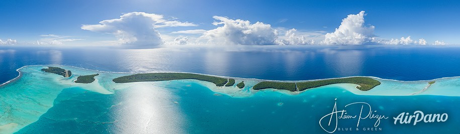 Marlon Brando's Tetiaroa atoll. French Polynesia