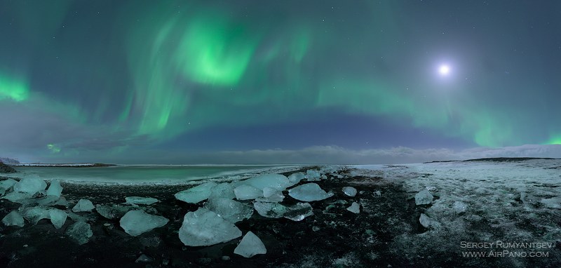 Polar lights in Iceland