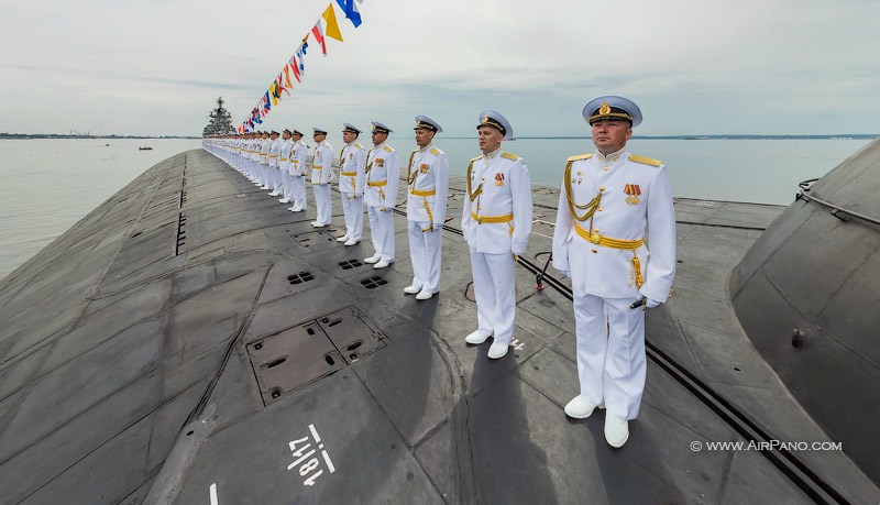 Rehearsal of the Russian Navy parade 2017