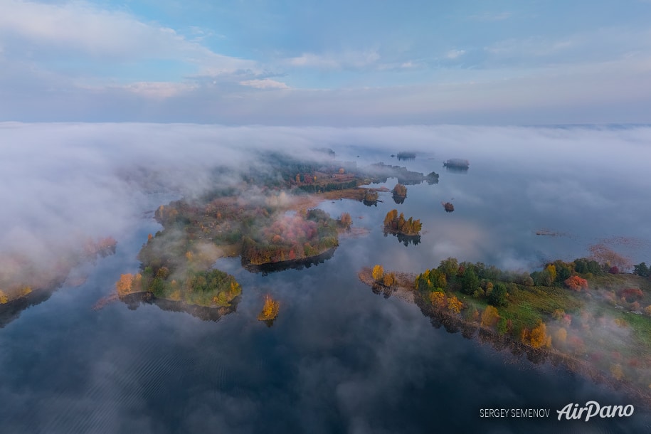 Over the lake Onega