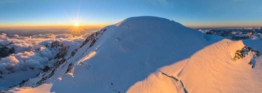 Mont Blanc, Italy-France. Part IV