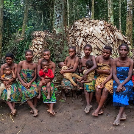 Baka people in Cameroon