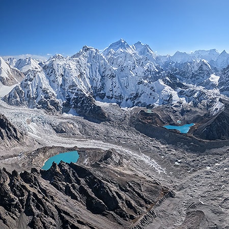 Everest, the highest mountain in the World