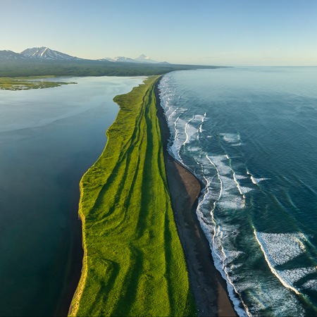 Kamchatka Peninsula, Eastern coast, Bering sea, Russia