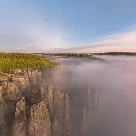 National park Sinskiye Stolby