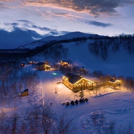 Snow Valley, Kamchatka, Russia