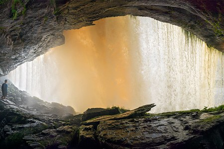 Canaima Lagoon, Venezuela. Part II. Hacha Waterfall