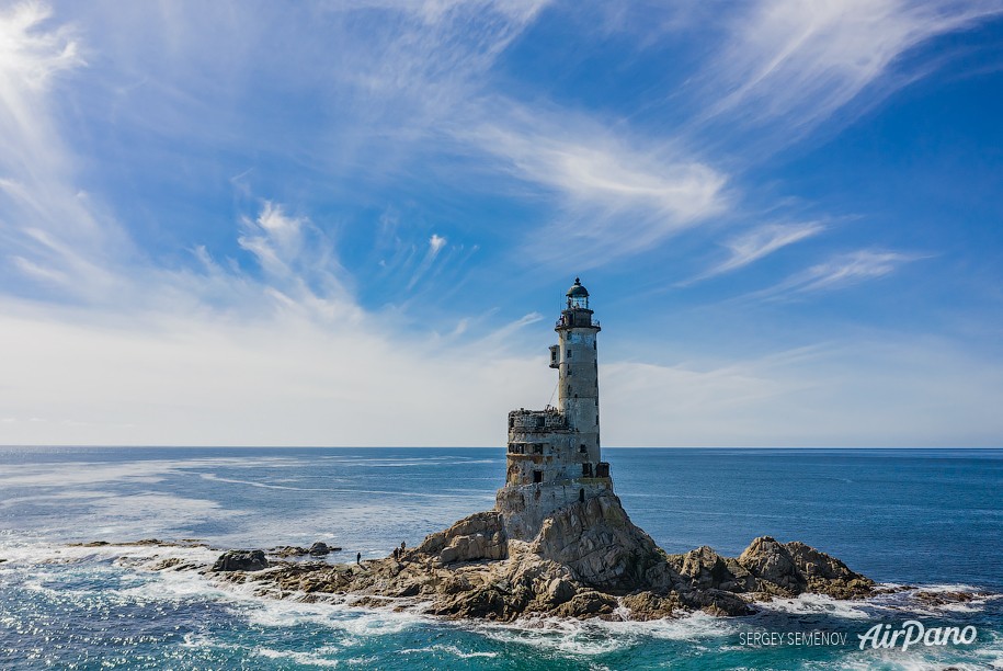 Aniva Lighthouse. Sakhalin Island, Russia