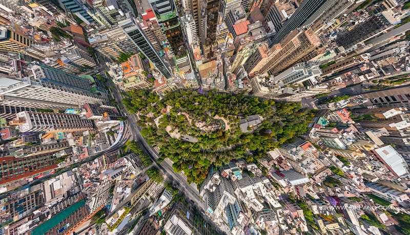 Above the Cerro Santa Lucia