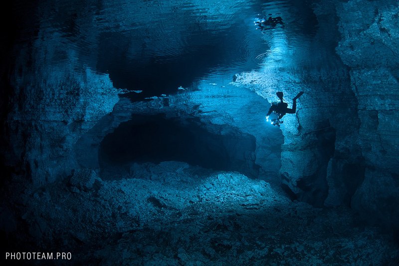 Orda Cave. Main tunnel