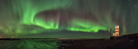 Polar lights in Iceland