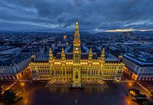 Rathaus at night #1