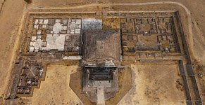 Temple of Quetzalcoatl. Top view