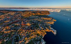 Ilulissat, or Jakobshavn town