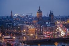 Amsterdam in the evening