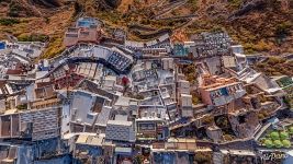 Fira from above Fira from above