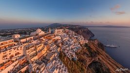 Fira at sunset Fira at sunset