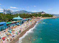 Alushta public beach