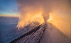 Volcano Klyuchevskaya Sopka