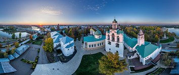 Transfiguration Monastery at sunset