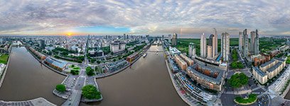 Puerto Madero Disctrict on the La Plata River