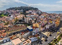 City view. Castle of São Jorge