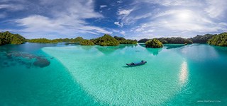 Wayag islands, Raja Ampat, Indonesia, aerial photo #14