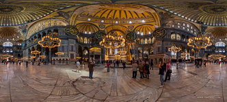 Interior of the Hagia Sophia