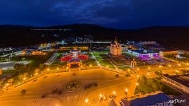 Yuzhno-Sakhalinsk at night Yuzhno-Sakhalinsk at night