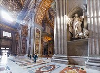 Interior of St. Peter's Basilica Interior of St. Peter's Basilica