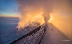 Volcano Klyuchevskaya Sopka, Kamchatka, Russia