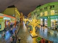 Decoration of the Kuznetskiy Most street