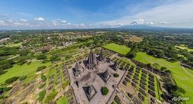 Bird's eye view of Rara Jonggrang Temple