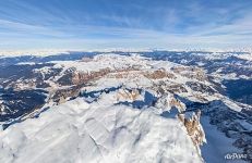 Sella Group mointain range, Piz Boè