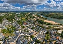 Above the Château de Langeais