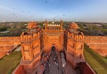 Lahori Gate — the main entrance to the Red Fort. Delhi