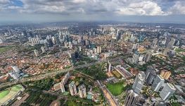 Bird’s eye view of Jakarta