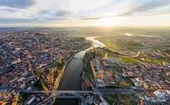 Bird’s eye view of Porto