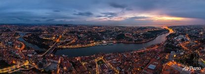 Douro River in the evening