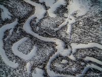 Yamal rivers bends