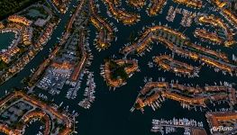 Bird’s eye view of Port Grimaud