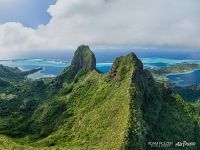 Mount Otemanu and Mount Pahia, Bora Bora