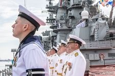 On the Pyotr Velikiy battlecruiser On the Pyotr Velikiy battlecruiser