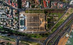 Hassan Tower from an altitude of 300 meters